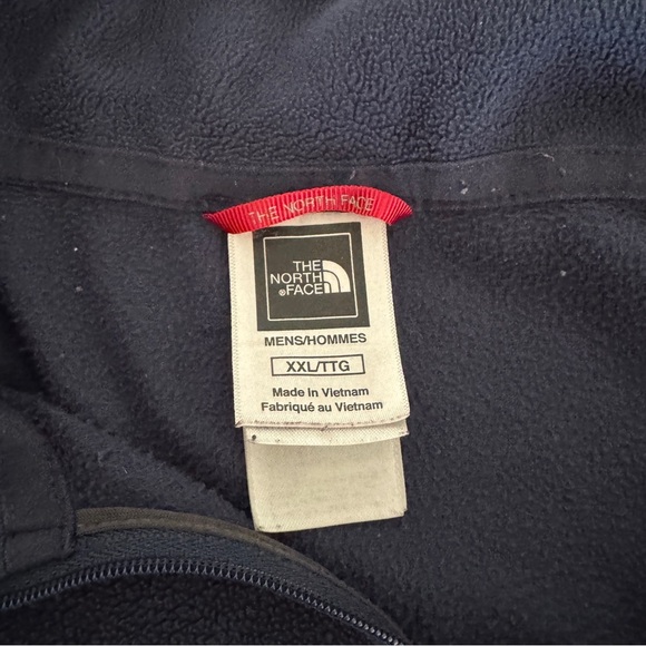 Men’s The North Face Size XXL Polartec Classic Fleece Pullover Jacket Navy Blue - Picture 6 of 6